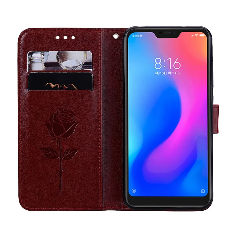 Узор в виде Розы, чехол с откидной крышкой для Xiaomi Redmi Примечание 5A 5 Plus 6 S Pro 6A 5A Note 5 Pro 5A премьер/Note 4X3 S 4A S2 F1 mi A1 A2 Lite 6 6A крышка