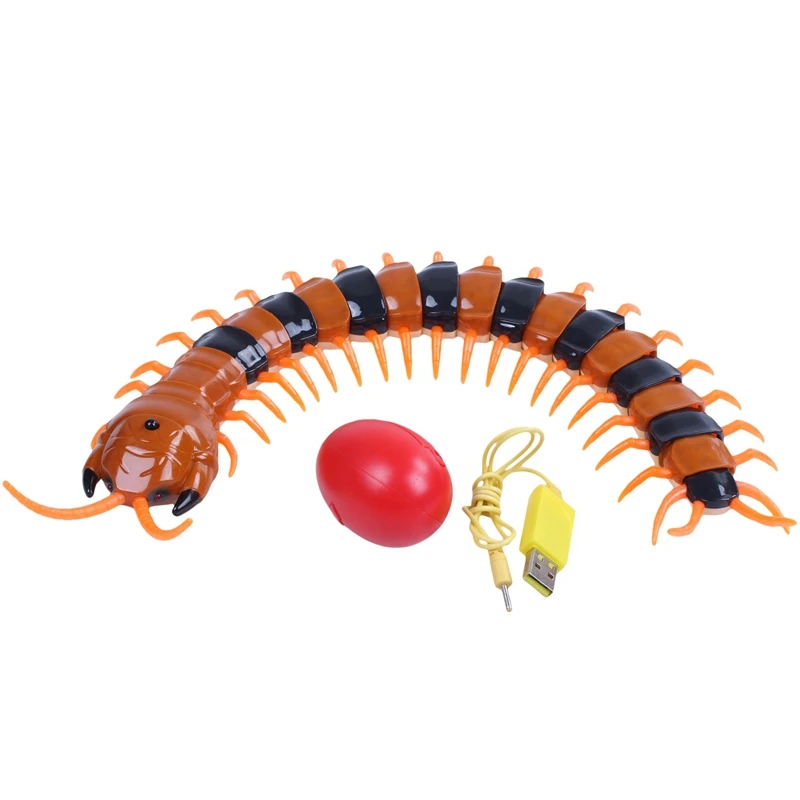 Infrared RC Remote Control Centipede Scolopendra py-crawly Kids Toy Gift Orange&ampBlack | Игрушки и хобби
