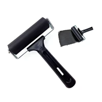 10cm professional print ink roller brayer printmaking roller ink painting rubber roller art stamping tools painting hand tools