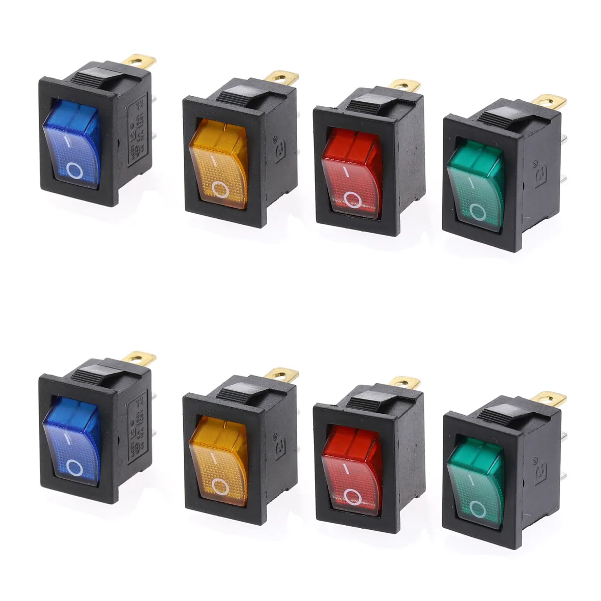 ВКЛ ВЫКЛ 3 контакта SPST Лодка Автомобильный кулисный переключатель со