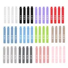 4 шт. силиконовых кейсов данных органайзер для проволочных кабелей галстуком-бабочкой телефонов устройство для сматывания шнура питания и финишная пряжка