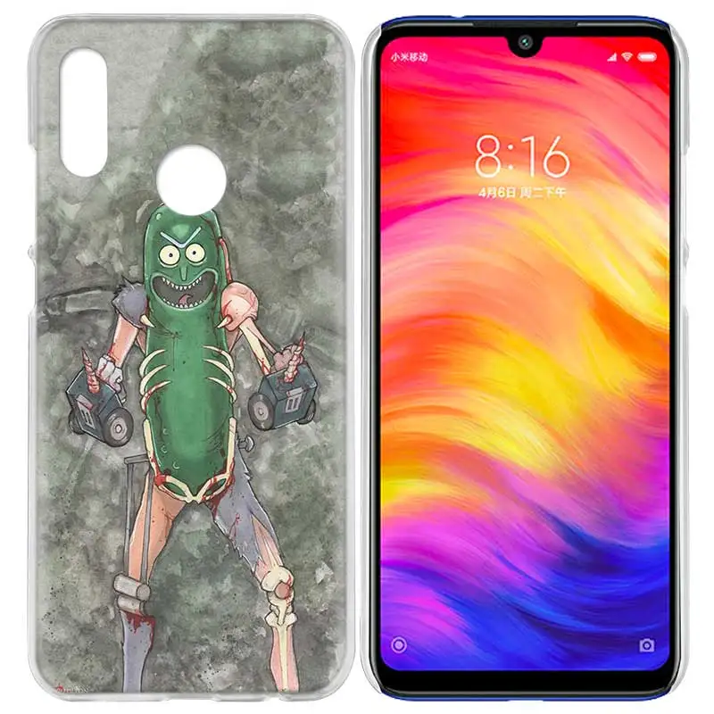 09 Чехол для Xiaomi Redmi Note 7 7A фотоаппаратов моментальной печати 7S 6 6A 5 Y3 K20 mi 8 до 9 лет CC9 CC9E A1 A2 A3 играть F1 Lite Pro Plus Рик и Морти Pickle Ric - Цвет: 09