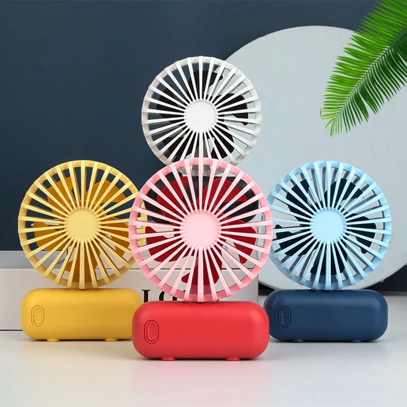 

Portable Handheld Mini Fan Battery USB Rechargeable Silent Hand Hold Fan