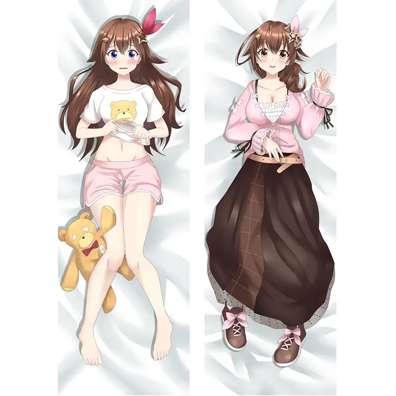 

Funda para almohada Game Genshin Impact Dakimakura,VTuber de doble cara, estampada, ropa de cama para el hogar