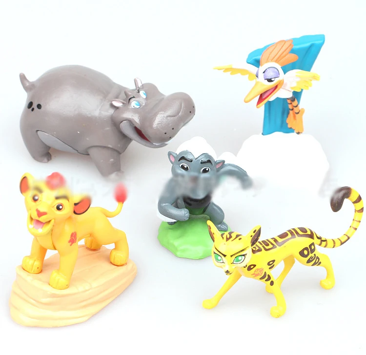 5 шт./компл. аниме Лев Кинг Симба нож Дин мен Пэн ПВХ экшн фигурка Коллекционная