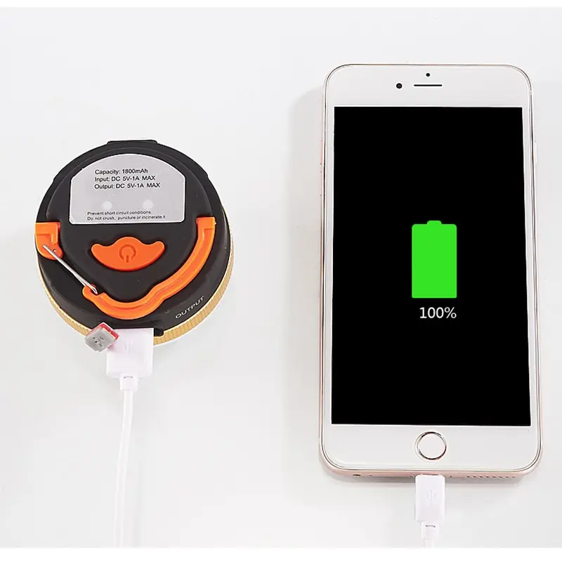 

Battery or USB charging led portable lantern LED camping tent light with magnet hanging or magnetic led working emergency lamp