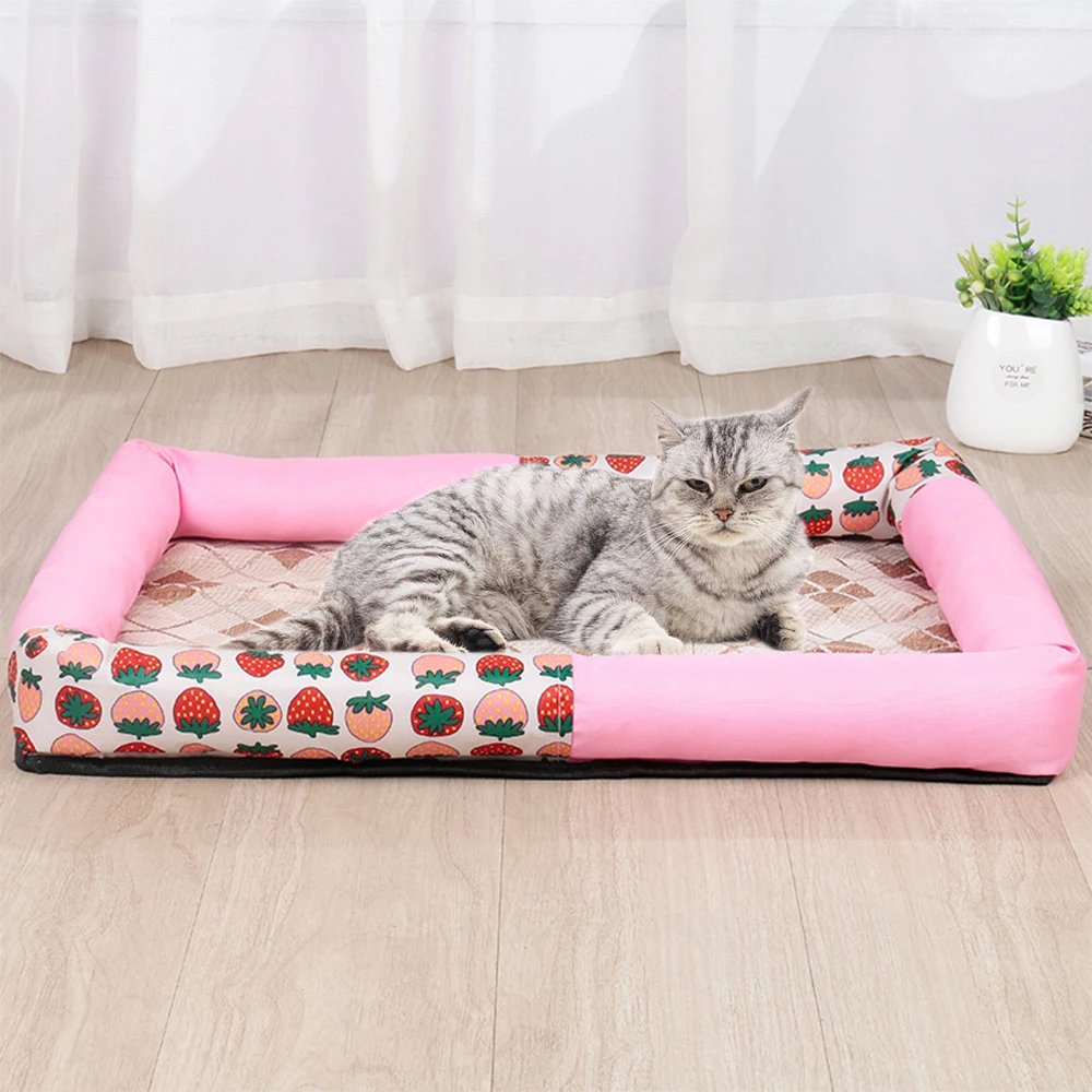 S/M/L Pet Nest собака кошка летний спящий коврик для щенка охлаждающая холодная