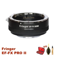 fringer ef fx pro ii auto focus lens adapter with built in electronic aperture for canon lens ef to fujifilm fuji xt2 xt3 xt4