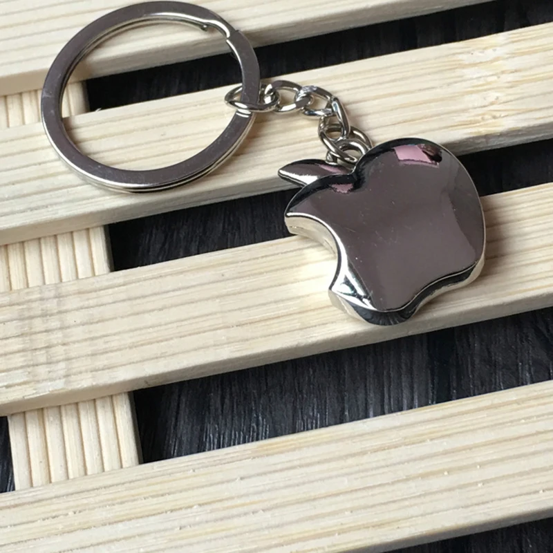 Новинка сувенир металлический брелок в форме яблока креативные Подвески