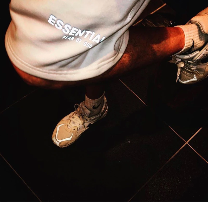 

2020 shorts Essentials shorts fog 100% 1:1 Sweatshorts Kanye West Jerry Lorenzo Oversized Shortpants hiphop cotton hoodie shorts