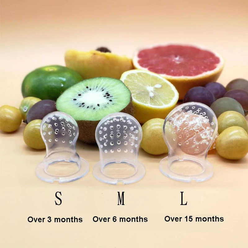 

Baby Food Pacifier Clips Soother Holder Baby Nipple Feeder Silicone Pacifier Fruits Vegetable Infant Feeding Supplies Portable