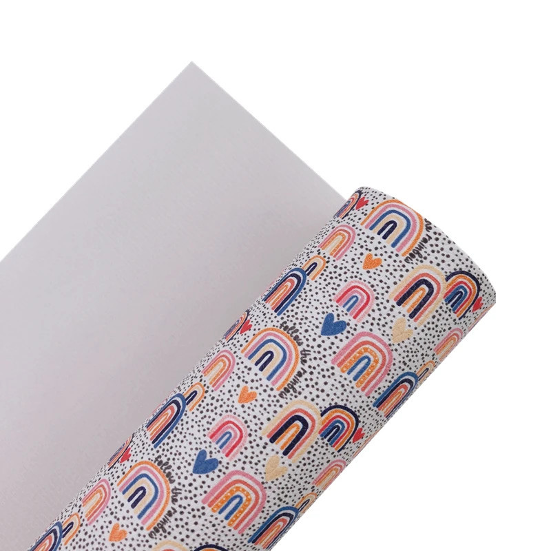 Следуйте радужному детскому дизайну сделай сам синтетическая искусственная