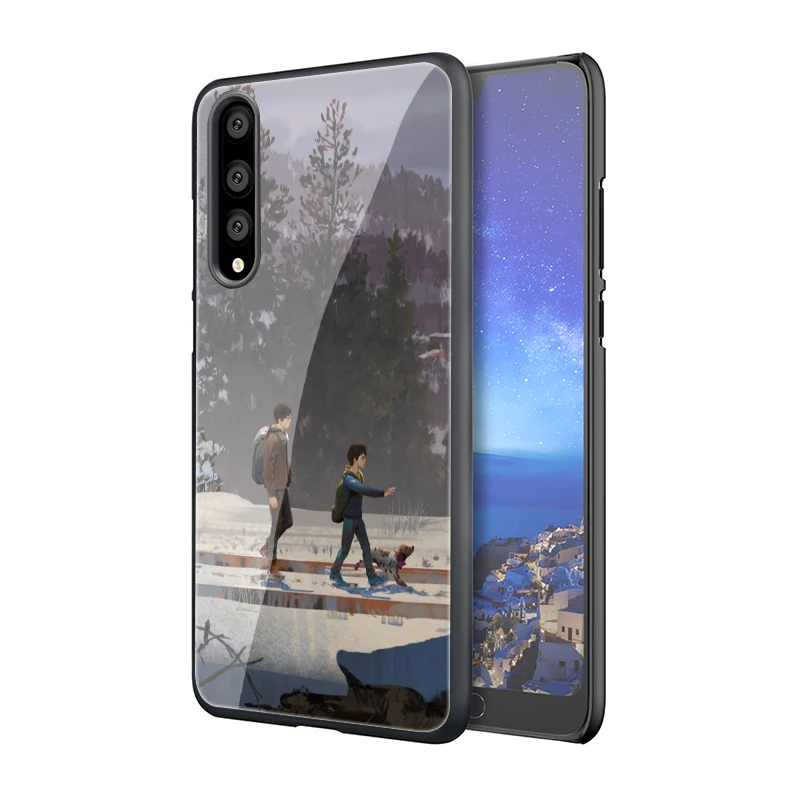 EWAU Life Is stranna закаленное стекло чехол для телефона Huawei Honor 8X9 10 mate 20 Lite 7A Pro Y6 Prime Y9