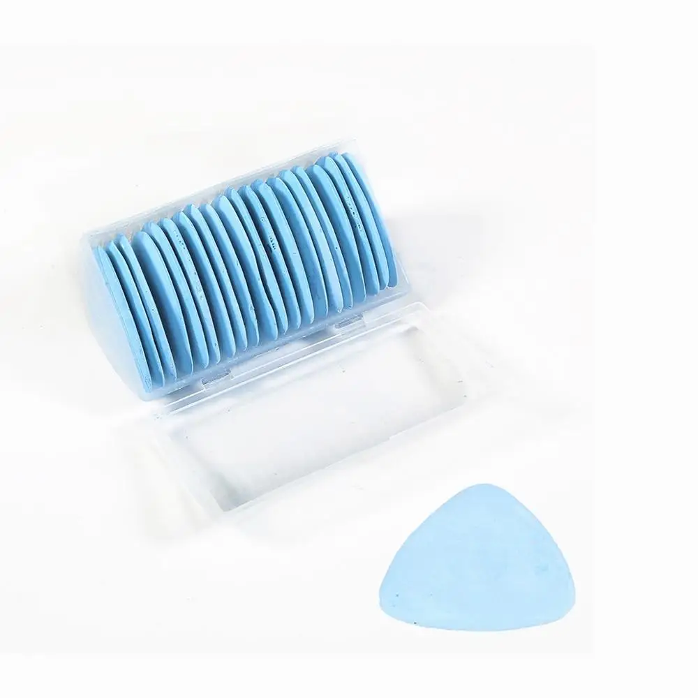 Blue 20 шт./лот красочные стираемые ткани портновский мелок ткань лоскутное маркер одежда узор DIY швейный инструмент рукоделие аксессуары - Цвет: Blue