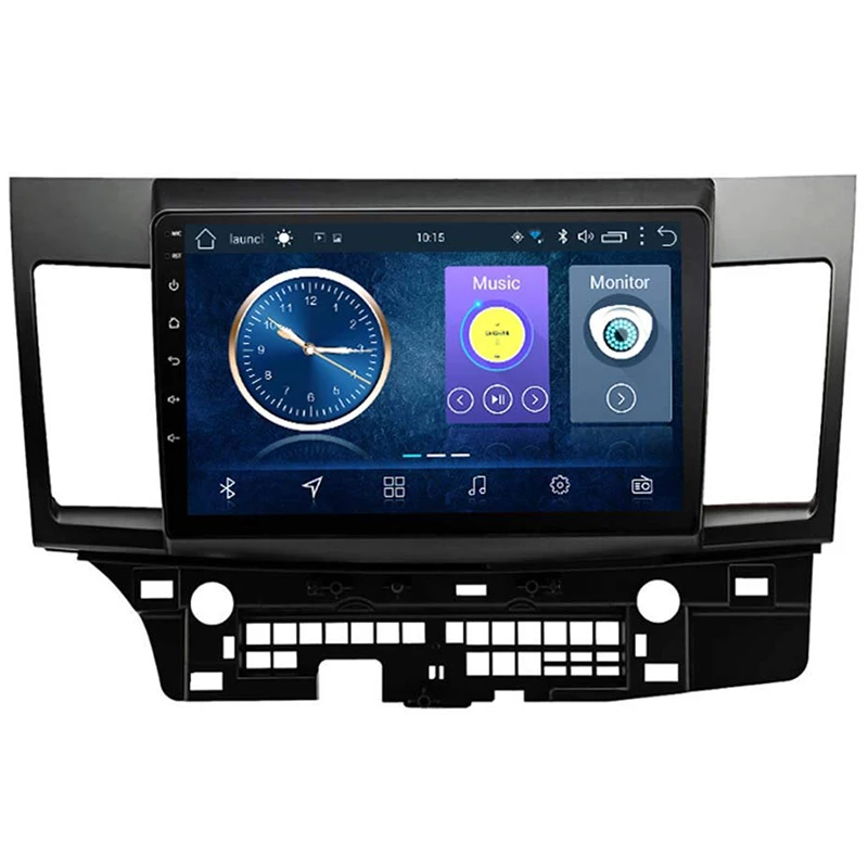 Android автомобильное радио для Mitsubishi Lancer 10 дюймов 1024x600 четырехъядерный Wifi Bluetooth