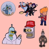 bender enamel brooch pins badge lapel pins alloy metal fashion jewelry accessories gifts