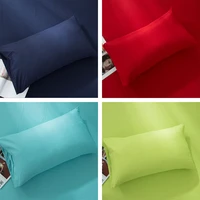 2pcs 100 polyester sleep pillowcases rectangle pillow cover for bed single queenking muti size home luxury decor
