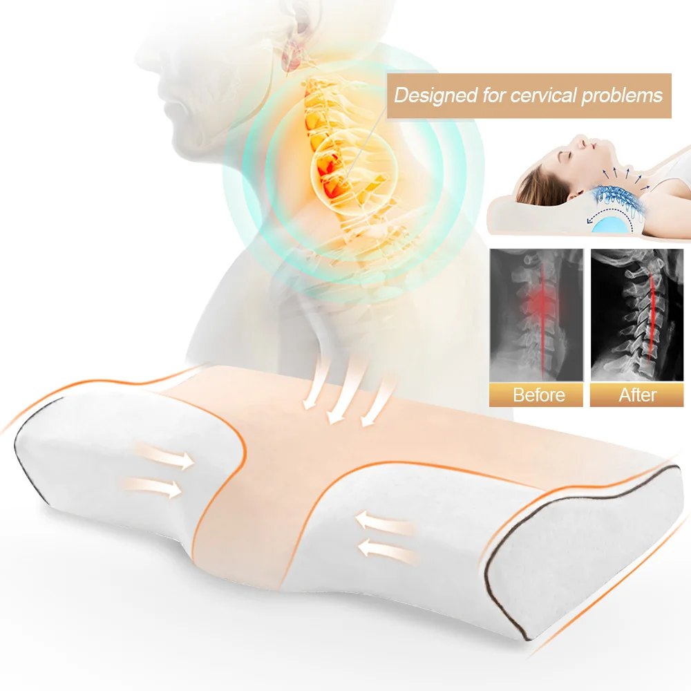 1 шт. Ортопедическая подушка из пены с эффектом памяти|Подушки на кровать| |