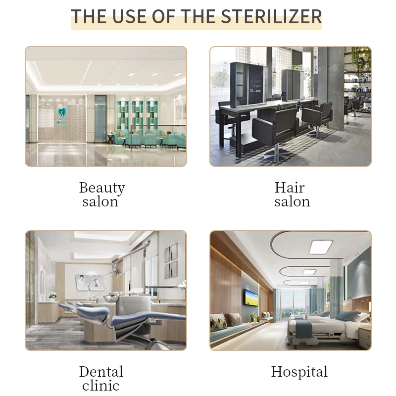 

High Temperature Sterilization Cabinet Nail Art Tools Sterilizer Dry Heat Sterilization Disinfection Box For Manicure Salon