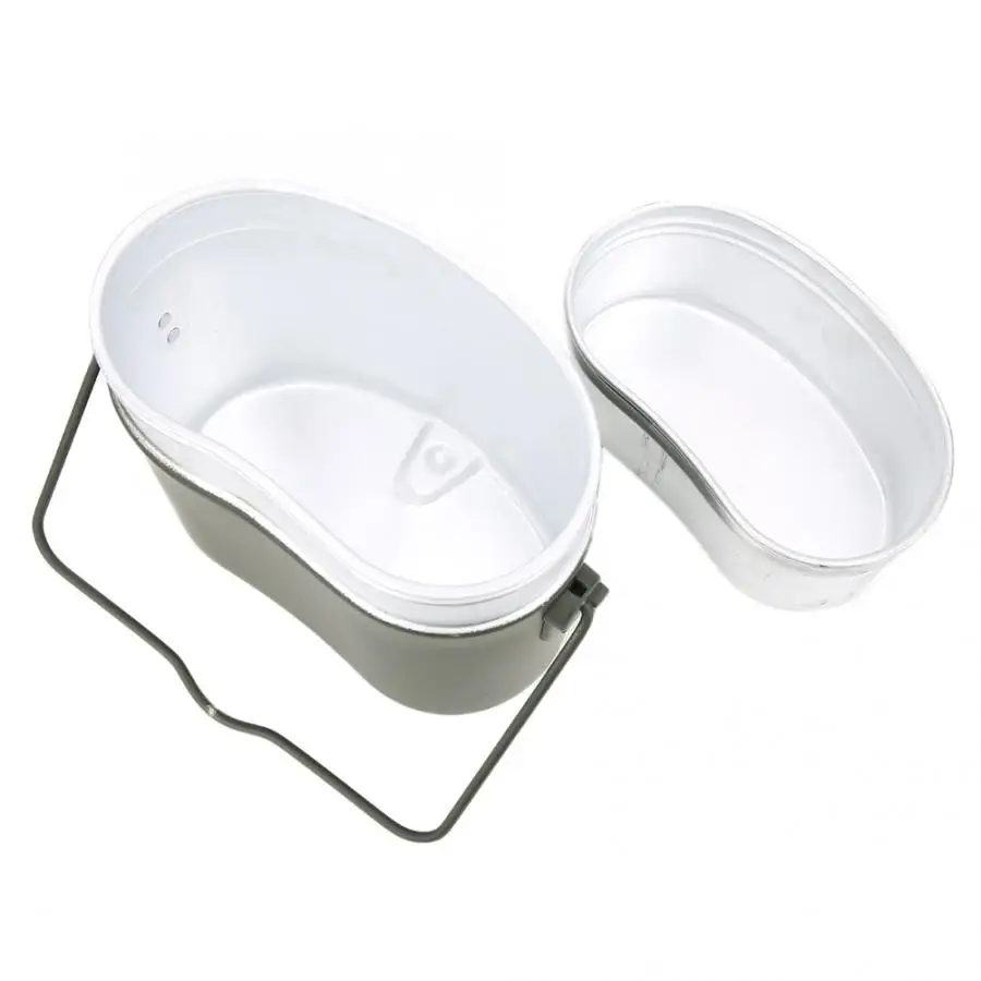 Походная посуда из алюминия для кемпинга походная Военная Ланч-бокс чаша походов