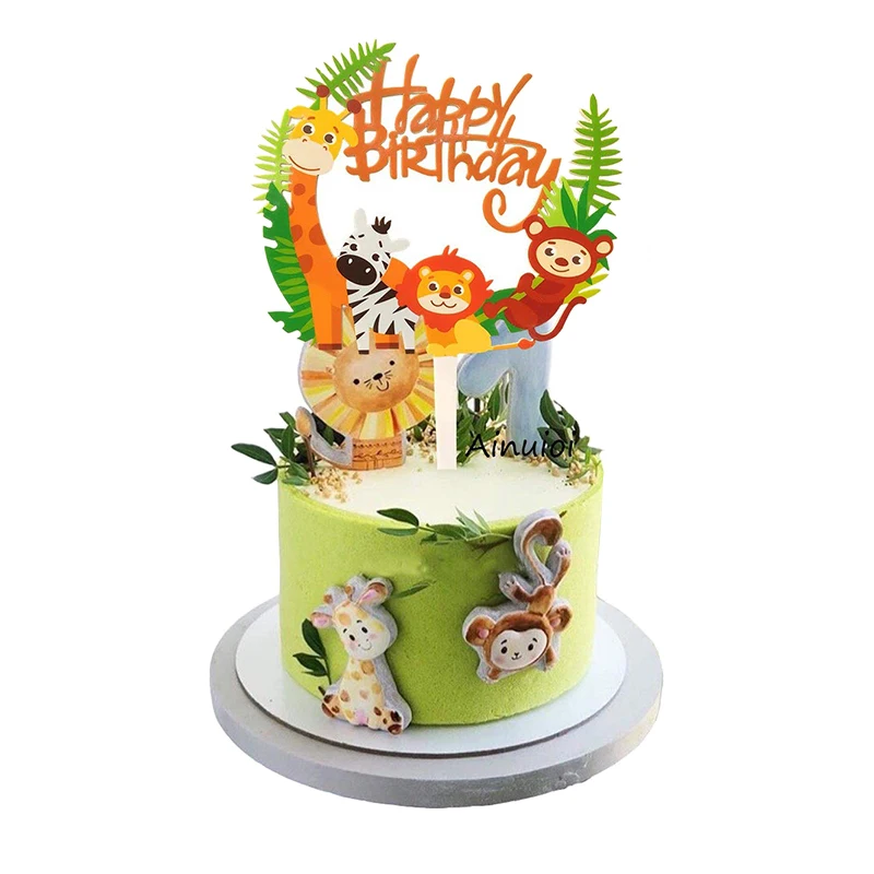 Джунгли сафари принадлежности для тематической вечеринки на день рождения