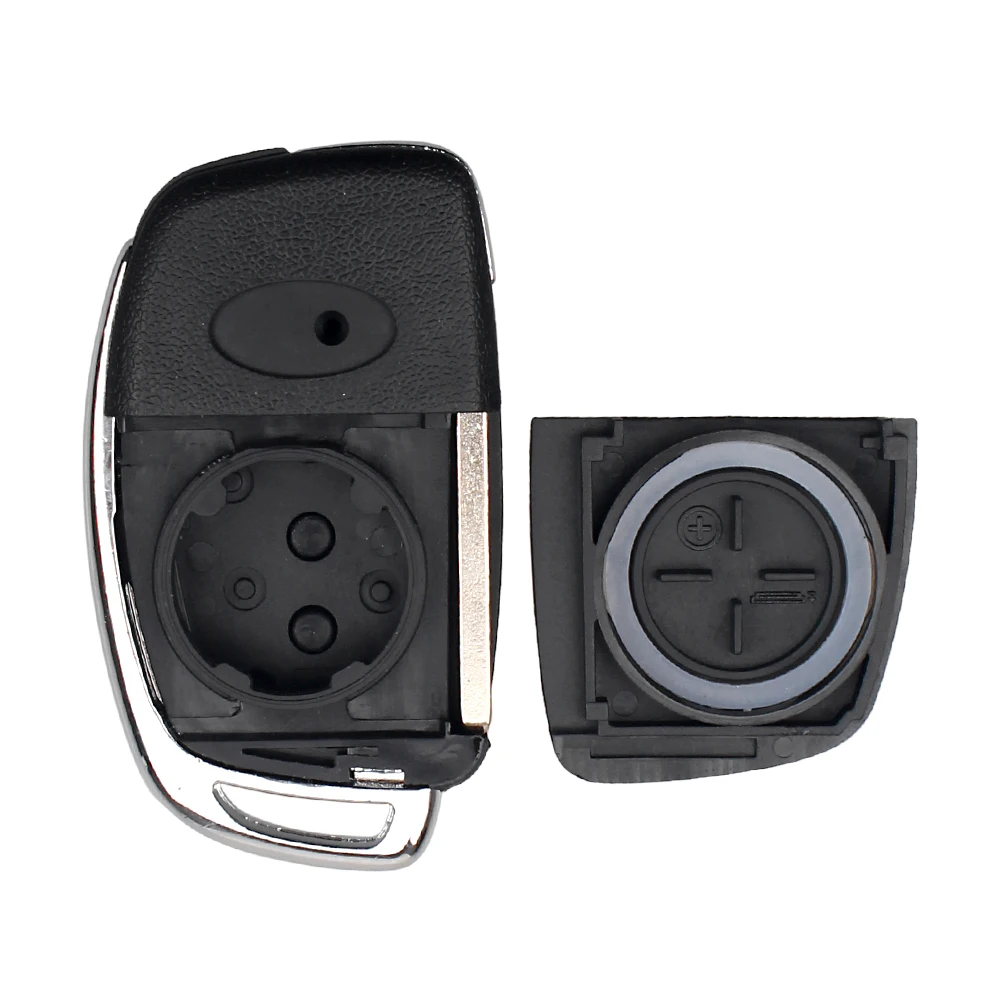 KEYYOU 4 Button Filp Remote Car Key Shell Fob Case For Hyundai Tucson Mistra HB20 SANTA FE IX35 IX45 Accent I40 Solaris | Автомобили и