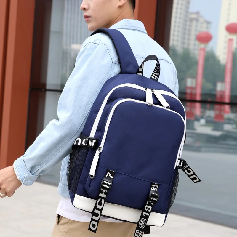 Joint School Backpack Student USB Charge Changeover Kids High School Bags for Teenager boys anti-theft backpacks mochila escolar