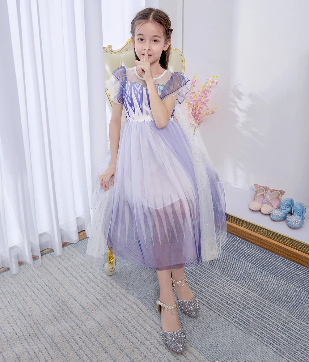 Princess Costume for Girls Cosplay Dress Children Girl Halloween And Christmas Party Dresses 3-10 Years | Детская одежда и обувь