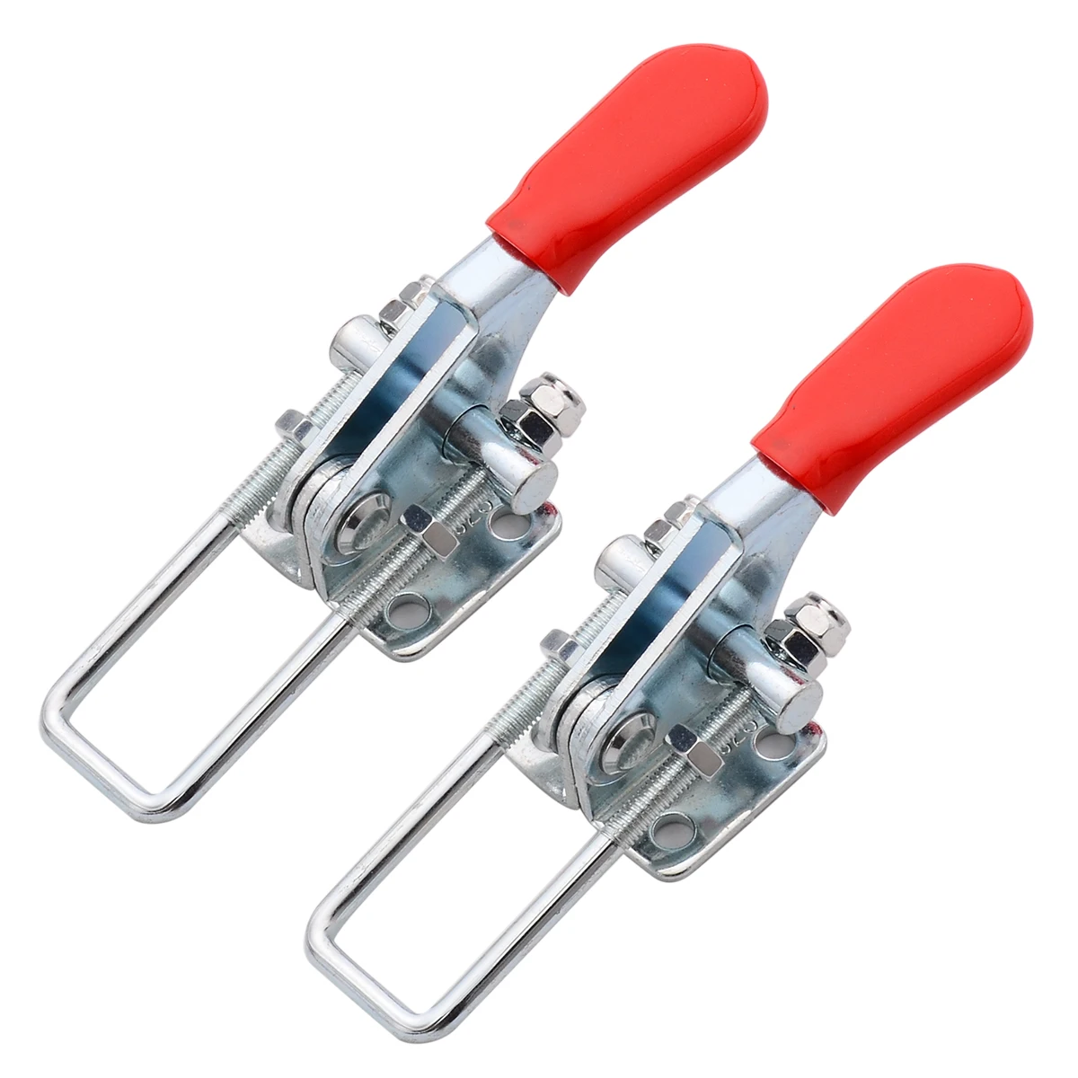 2 шт. серебристого цвета из оцинкованного железа застежка тогл улавливает