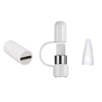 accessory set for apple pencil charging adapter magnetic cap silicone cap for apple pencil beautiful practical