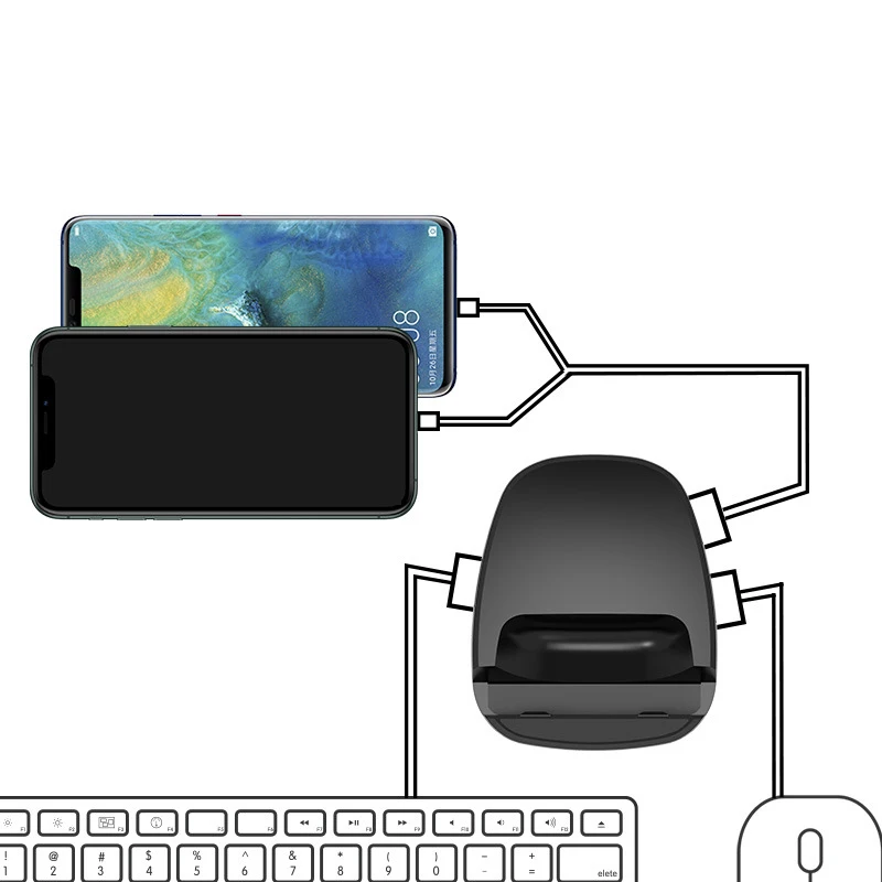 Проводной мобильный игровой периферический Набор клавиатуры и Мышь подходит для