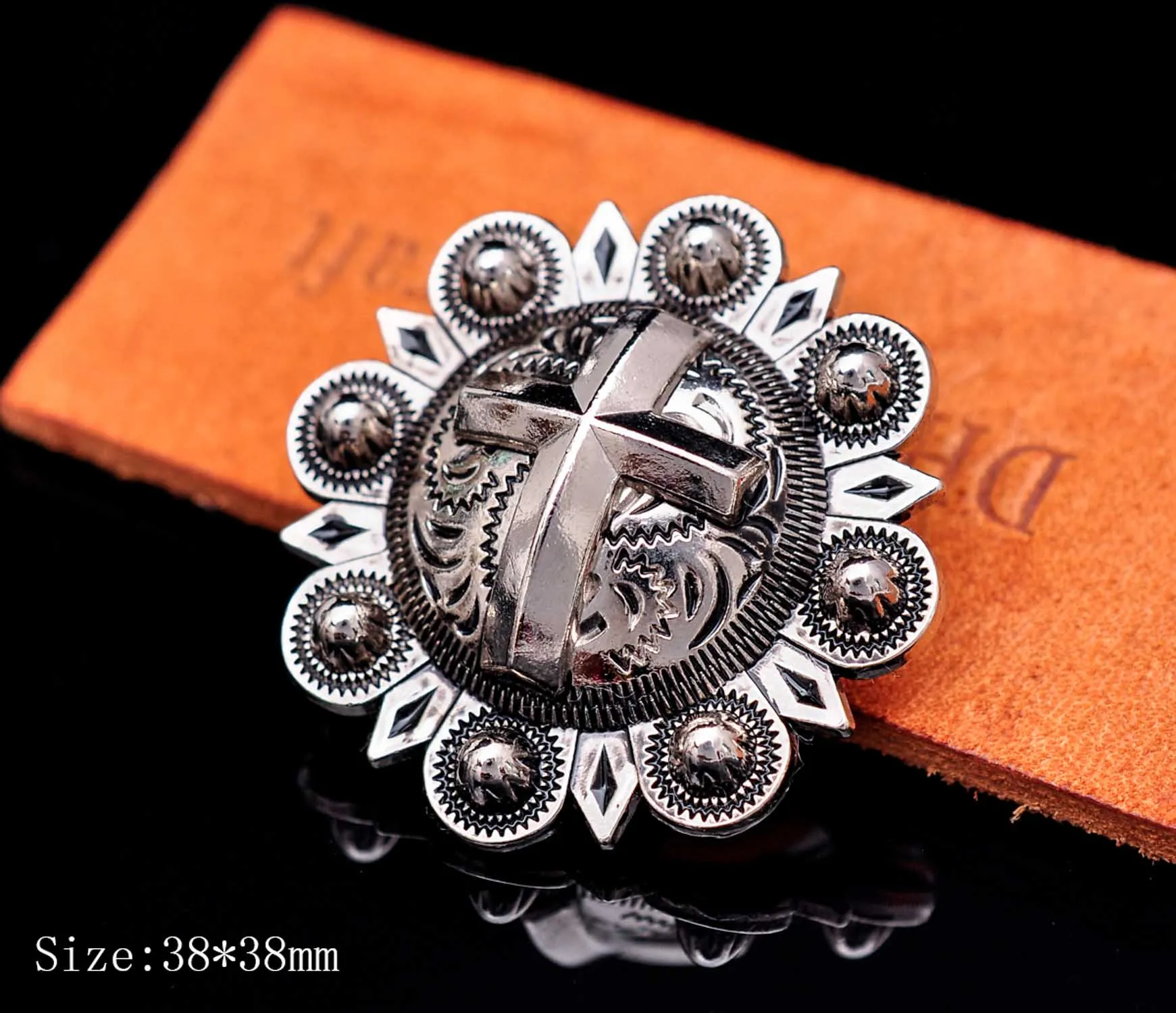 6X сверхмощный серебристый двухцветный крестообразный цветок с ягодами