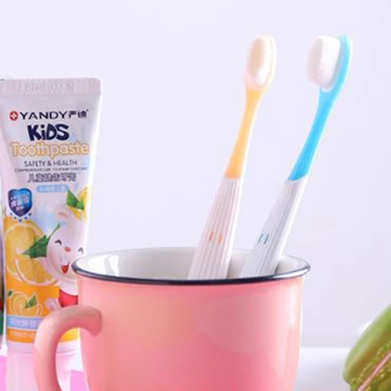 

Soft Hair Baby Children's Toothbrush Men And Women Cute Cartoon Soft Small Head Hairy Toothbrush 1-6 Years Old