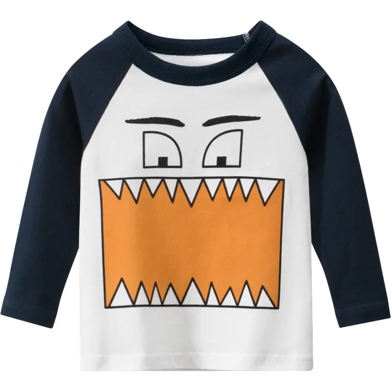 

27kids children's clothing autumn winter new 2021 boys' Long Sleeve T-Shirt Baby's clothes children's undershirt