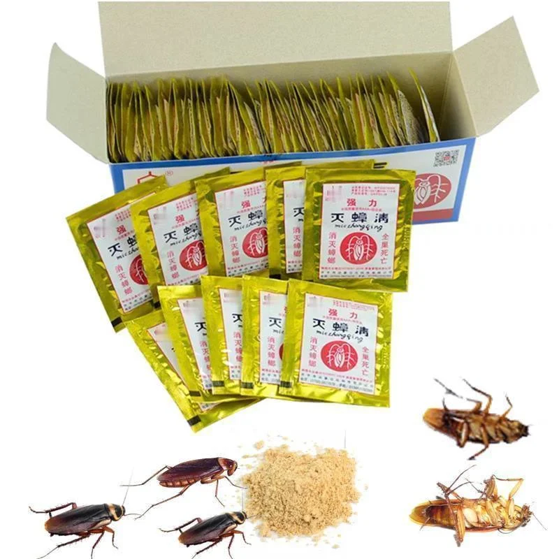 

20PCS/Lot Effective Cockroach Powder Bait Insect Roach Killer Pest Trap Killer Cockroach Bait Pesticide Reject Pest Control