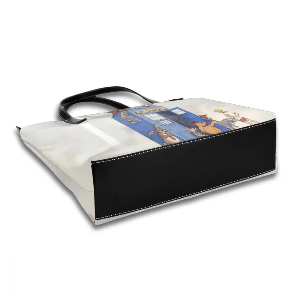 Сумка с совой сумки верхними ручками тренд высокое качество кожаная сумка тоут