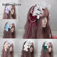 original lolita soft girl hairband daily versatile headdress angel handle angel street poisonous mushroom