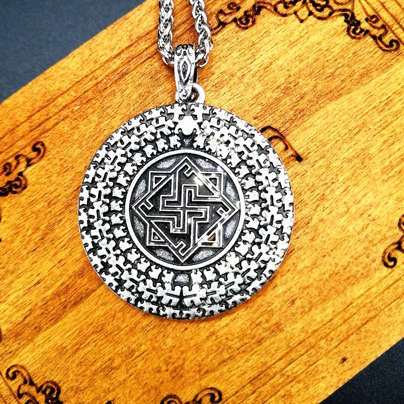 Славянские молвинцы Ярило в солнце подвеска колье для женщин и мужчин ювелирные