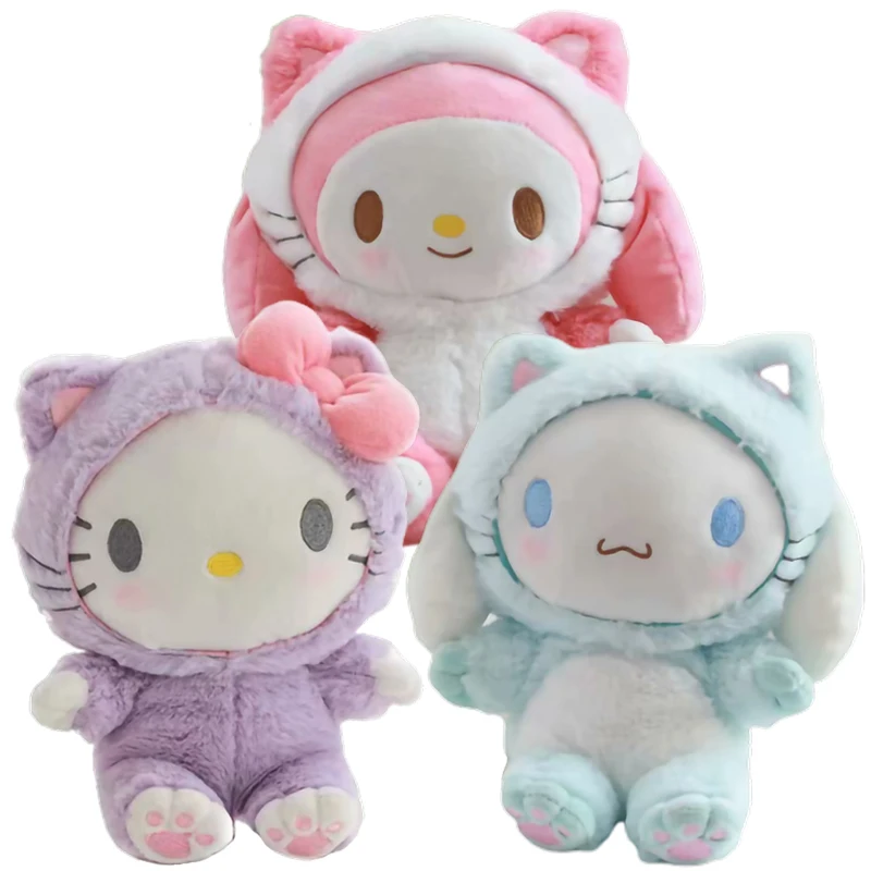 20 см с рисунками из мультфильма My Melody Cinnamorol Китти мягкие милые плюшевые куклы