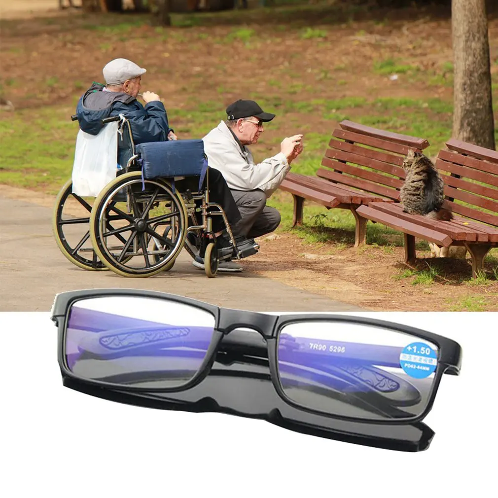 Складные очки для чтения с фильтром сисветильник защитой от вредного синего
