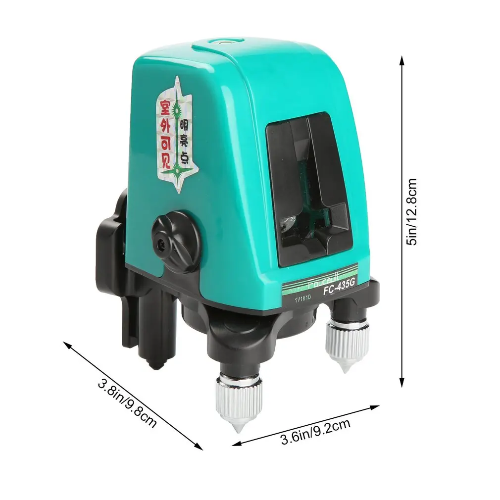 Новый перекрестный зеленый лазерный уровень 360 градусов самонивелирующийся 1V1H 2