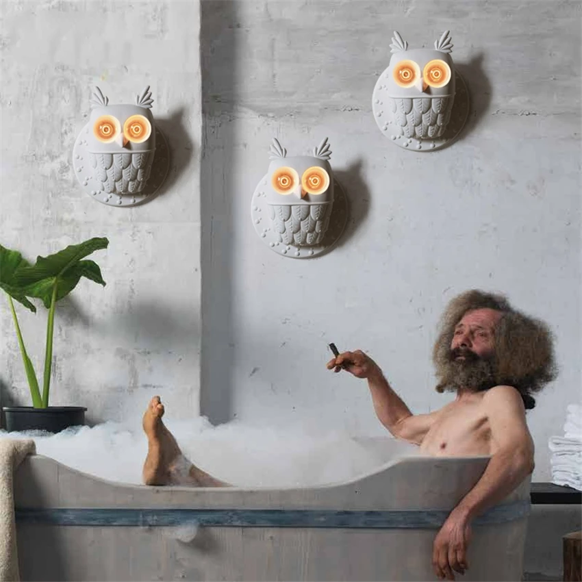 Настенные светильники в скандинавском стиле с совой промышленный стиль для