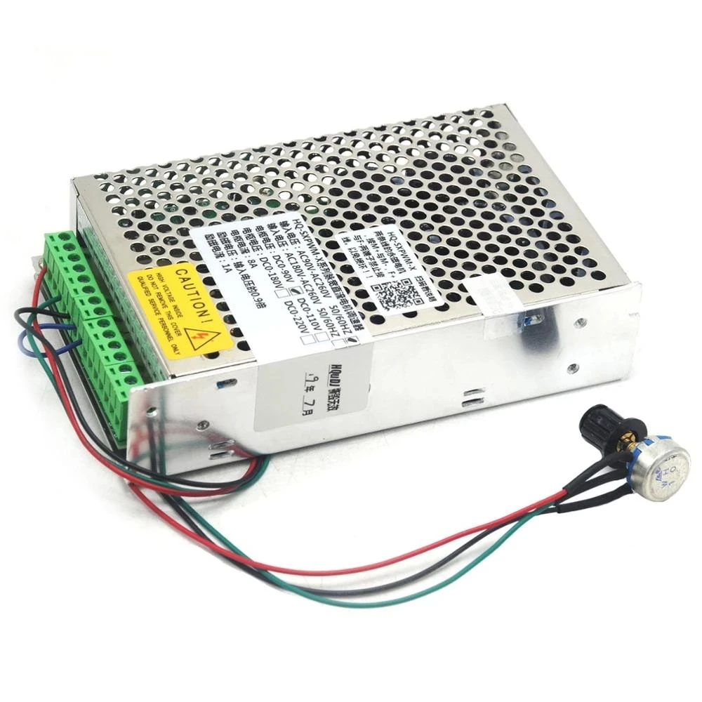 

HX-SXPWM-A AC90V-260V Input DC90V Output 8A PWM DC Motor Speed Controller Driver