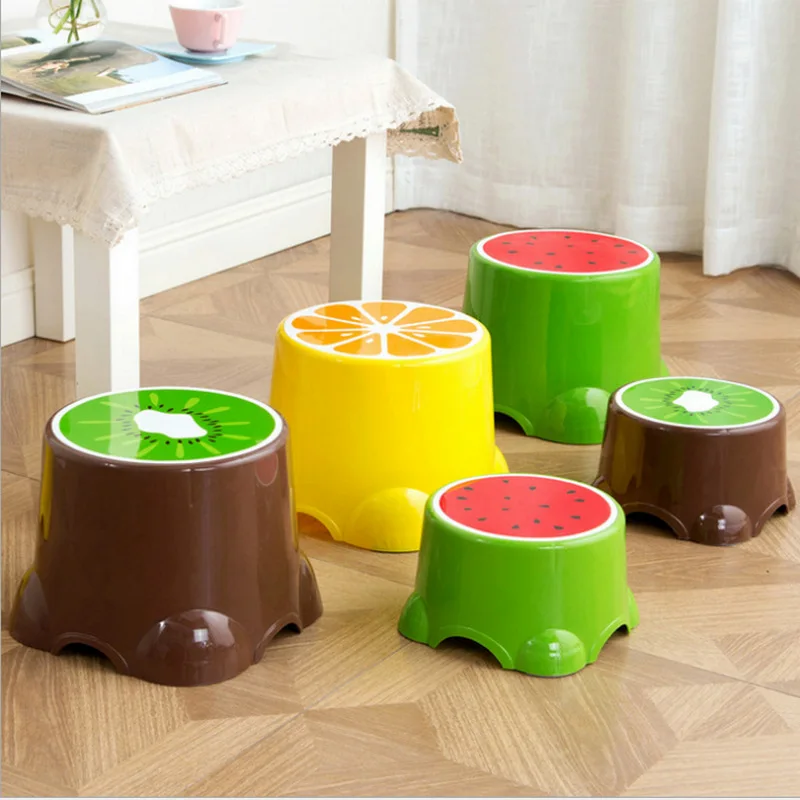 

Plastic Chair Foot Stool Kitchen Garden Bathroom Toilet Stool Outdoor Portable Mountaineering Chair Enough to Open