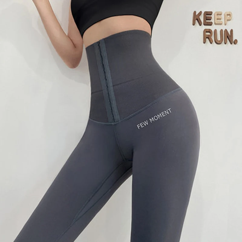 

2021 Yoga Pants Stretchy Sport Leggings High Waist Seamless Compression Tights Sports Pants Push Up Running Women Leggings