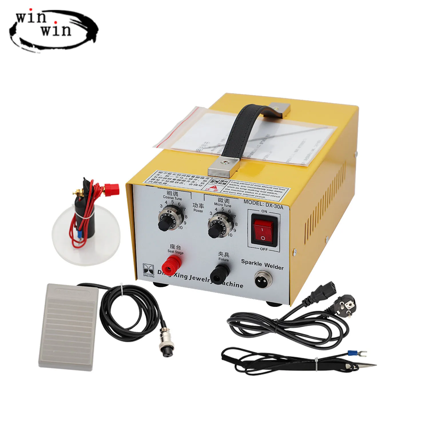 

30A Spot Welding Hand Held Pulse Spot Welder Gold Welding Machine Small Stainless Steel Laser Welding Tools