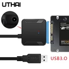 Адаптер UTHAI T39 для жесткого диска, простой кабель для жесткого диска USB на SATA 5 Гбитс USB 3,0 на SATA3 2,53,5, Кабель-адаптер для чтения жесткого диска IPFS