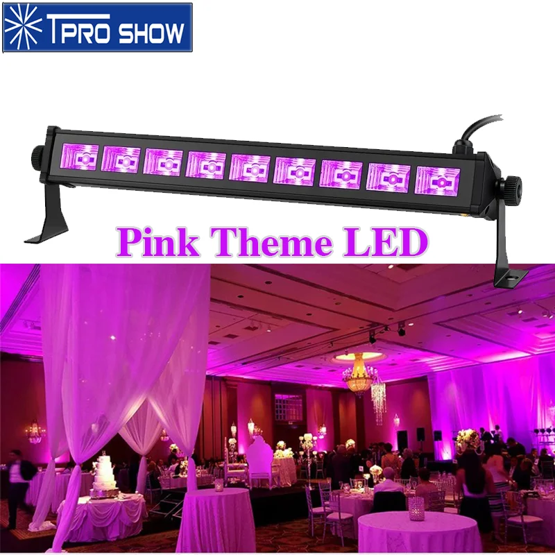 Домашний праздвечерние чный светильник 27 Вт светодиодный настенный линейный УФ