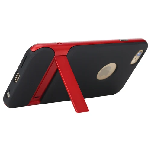 Для iPhone 7 Plus, чехол ROCK, роскошный, Royce, PC, рамка+ TPU, задний чехол, чехол для iPhone 6 Plus, капа, Fundas с подставкой, распродажа - Цвет: Red