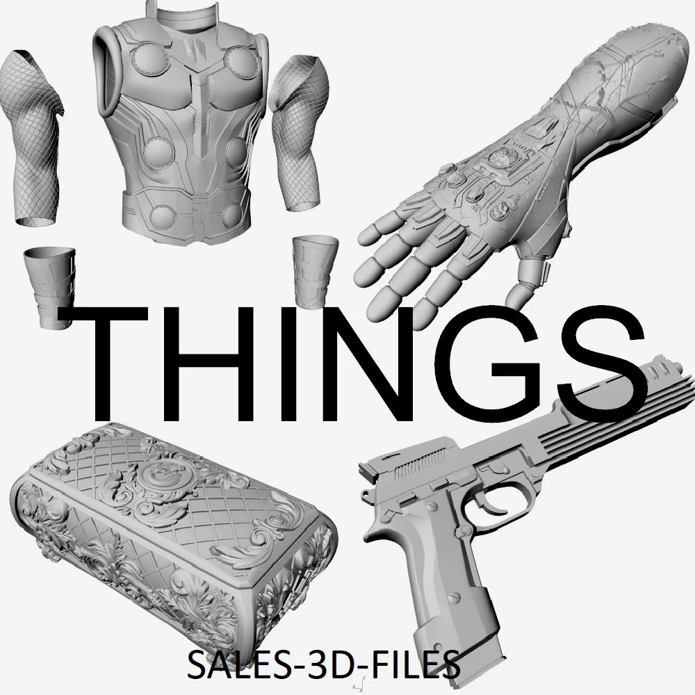 3D STL модель - FN-2199 Печать на принтере. Вырезка чпу станке. Анимация. Render. |